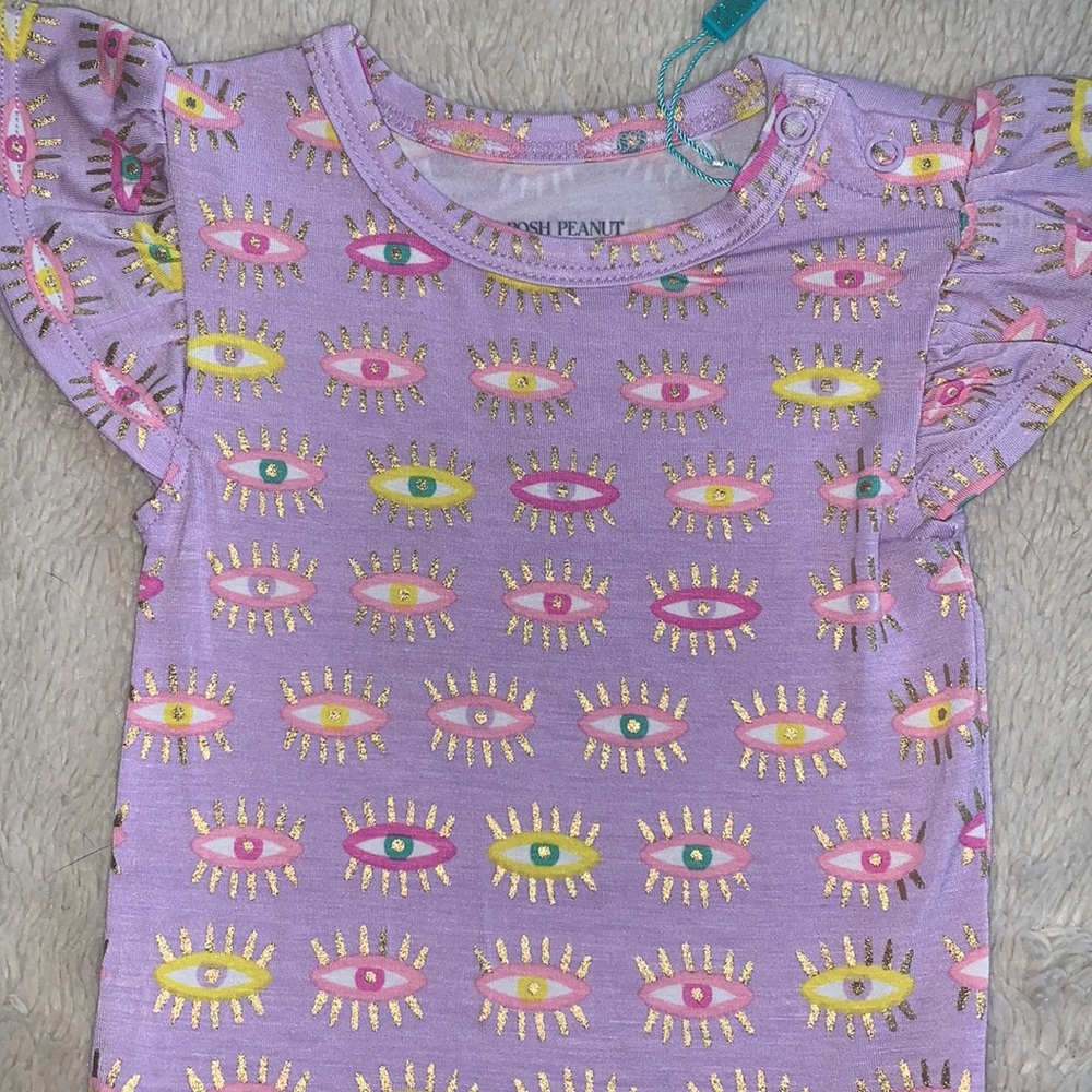 NWT Posh Peanut Cleo Twirl Skirt Bodysuit Dress 6-12M - Picture 3 of 7
